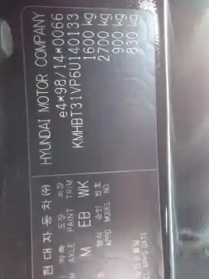 Verschrottungsfahrzeug hyundai getz (tb) 1.5 crdi des jahres 2006 angetrieben 4fa