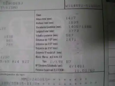 Утилизация автомобиля renault clio ii fase ii (b/cb0) authentique года 2001 питание k9kb7