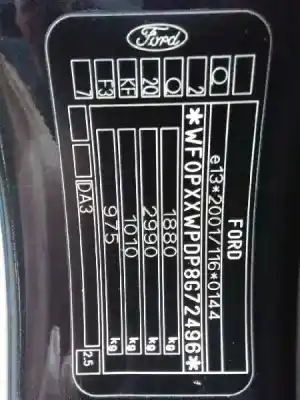 Vehicul casat ford focus lim. (cb4) trend al anului 2008 alimentat hhda