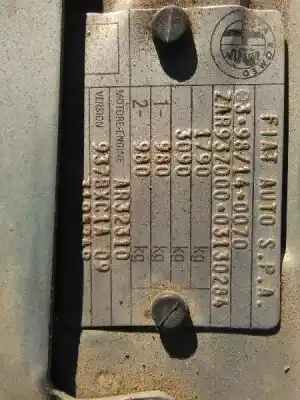 Veicolo di demolizione alfa romeo 147 (190) 2.0 16v cat dell'anno 2002 alimentato ar32310