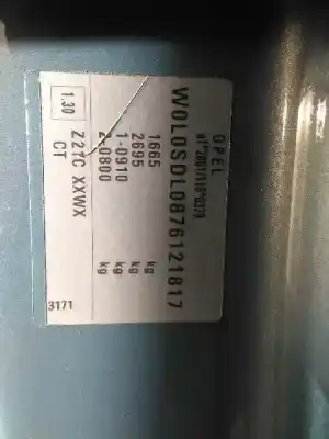 Veículo de Sucata opel corsa d enjoy do ano 2007 alimentado z13dtj