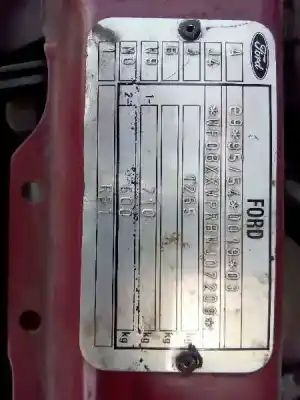 Утилизация автомобиля ford ka (ccq) 1.3 cat года 1998 питание j4d