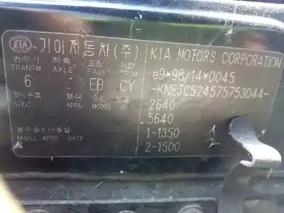 Veicolo di demolizione kia sorento (bl) (2002->) 2.5 crdi dell'anno 2008 alimentato d4cb