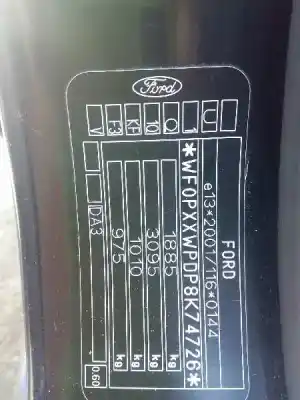 Veículo de Sucata ford focus lim. (cb4) trend do ano 2008 alimentado g8db