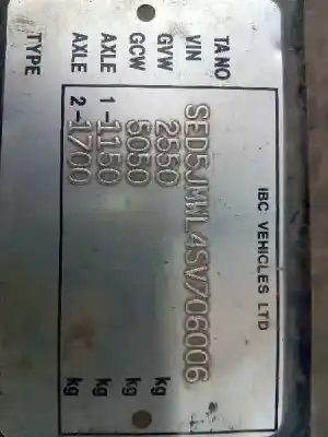 Scrapping Vehicle opel frontera a 2.3 turbodiesel of the year 1994 powered 23dtr