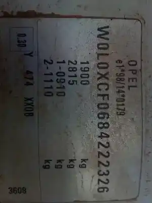 Sloopvoertuig opel combo tour cosmo van het jaar 2008 aangedreven z13dtj