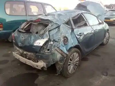 Scrapping Vehicle opel astra j (p10) 1.7 cdti (68) of the year 2014 powered a17dts
