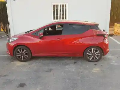 Scrapping Vehicle NISSAN MICRA V (K14) Red Soul of the year 2018 powered H4D