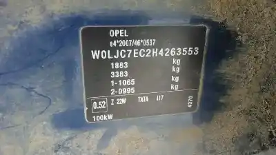 Утилизация автомобиля opel mokka excellence года 2017 питание b16dth