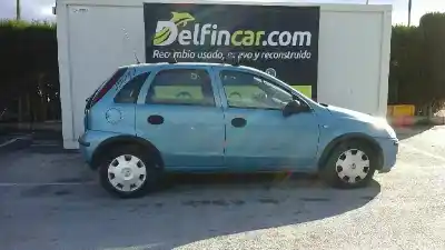 Scrapping Vehicle opel corsa c blue line of the year 2004 powered z13dt
