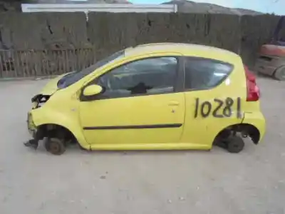 Scrapping Vehicle PEUGEOT 107 Trendy of the year 2006 powered 8HT