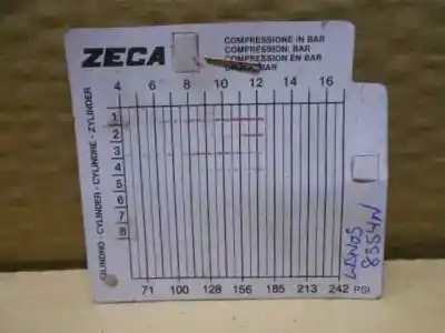 Veicolo di demolizione daewoo lanos sx dell'anno 1998 alimentato a16dms