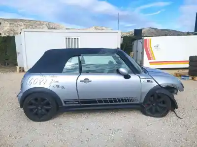 Scrapping Vehicle mini cabrio (r52) cooper s of the year 2005 powered w11b16a