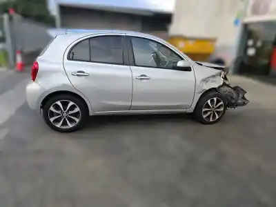 Verschrottungsfahrzeug nissan micra (k13) n-tec des jahres 2015 angetrieben hr12