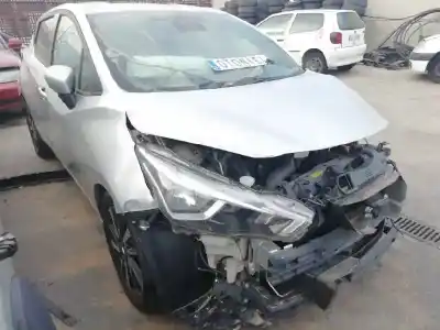 Véhicule à la ferraille nissan micra v (k14) n-connecta de l'année 2017 alimenté k9k