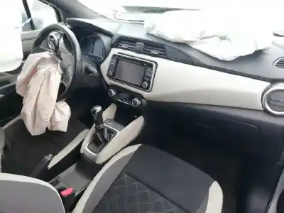 Véhicule à la ferraille nissan micra v (k14) n-connecta de l'année 2017 alimenté k9k