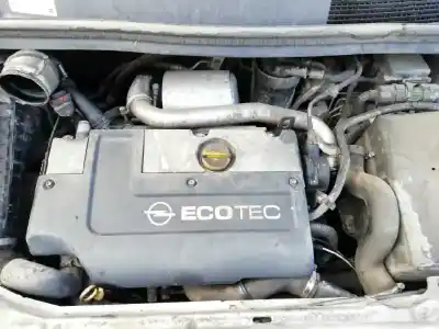 Scrapping Vehicle opel zafira a blue line of the year 2002 powered y20dth