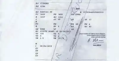 Veicolo di demolizione citroen xantia berlina * dell'anno 1996 alimentato x18a