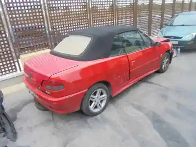 Veicolo di demolizione peugeot 306 cabriolet (s2) 1.6 dell'anno 1998 alimentato nfz