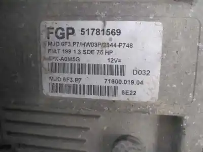 Scrapping Vehicle fiat grande punto (199) 1.3 16v jtd cat of the year 2007 powered 199a2000