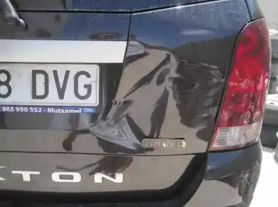 Утилизация автомобиля ssangyong                                          rexton                                                                                                                                                                                                                                                     rx 290 plus года 2006 питание d27dt