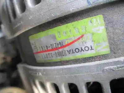 Утилизация автомобиля toyota corolla (e15) 1.4 turbodiesel cat года 2008 питание 1nd