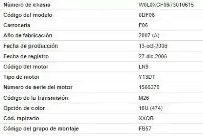 Veículo de Sucata opel combo 1.3 cdti 16v do ano 2006 alimentado z 13 dt