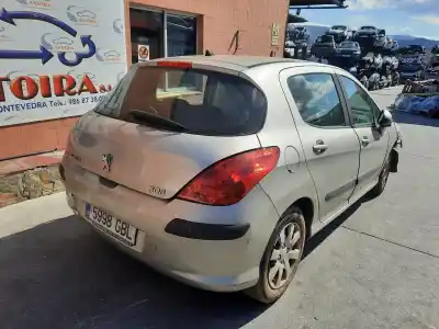 Veicolo di demolizione peugeot 308 confort dell'anno 2008 alimentato 9hx