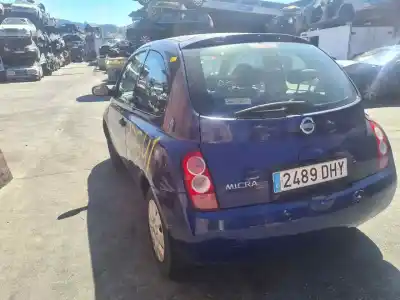 Scrapping Vehicle nissan micra (k12e) acenta of the year 2005 powered cr12