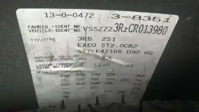 Здавання транспортного засобу seat exeo st (3r5) 2.0 tdi року 2012 потужний cjca