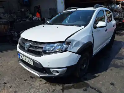 Scrapping Vehicle dacia sandero stepway of the year 2015 powered k9k612