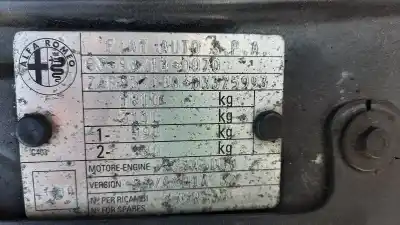 Sloopvoertuig alfa romeo 147 (190) 1.9 jtd 120 collezione van het jaar 2007 aangedreven 937a3000