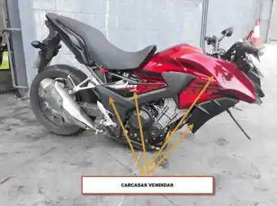 Veículo de Sucata honda cb500 x cb500 x 48 cv / 35 kw do ano 2018 alimentado pc44e