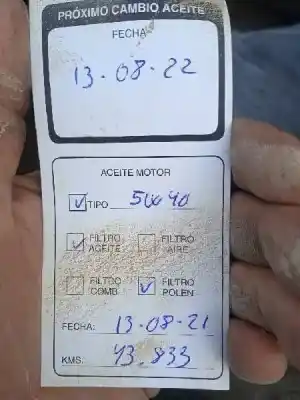 Scrapping Vehicle nissan pulsar (c13) acenta of the year 2015 powered hra2