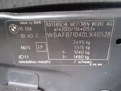 Утилизация автомобиля bmw x5 (e53) 3.0d года 2005 питание 306d2