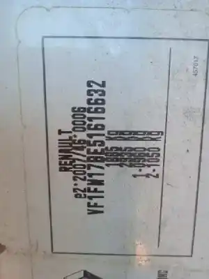 Sloopvoertuig renault kangoo express 1.5 dci van het jaar 2014 aangedreven k9k608