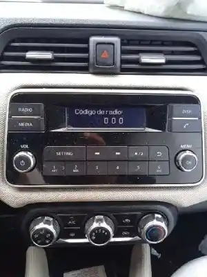 Veículo de Sucata nissan micra v (k14) 1.5 dci do ano 2017 alimentado k9k628