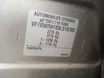 Sloopvoertuig citroen c5 station wagon exclusive van het jaar 2011 aangedreven rhf