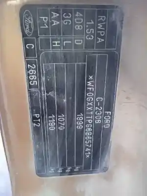 Vehicul casat ford transit connect (tc7) furgón (2006->) al anului 2007 alimentat rwpa