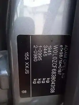 Veículo de Sucata opel vectra c berlina comfort do ano 2003 alimentado z22se