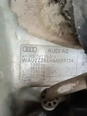 Veículo de Sucata audi a4 berlina (8e) 2.0 tdi 16v (103kw) do ano 2007 alimentado bre