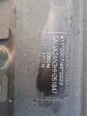 Scrapping Vehicle land rover evoque hse of the year 2017 powered 204dtd