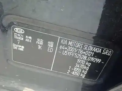 Veicolo di demolizione kia pro cee´d (ed) 2.0 crdi 140 dell'anno 2007 alimentato d4ea