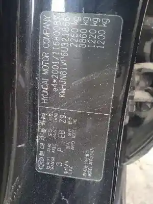 Vehicul casat hyundai tucson (jm) 2.0 crdi al anului 2006 alimentat d4eav