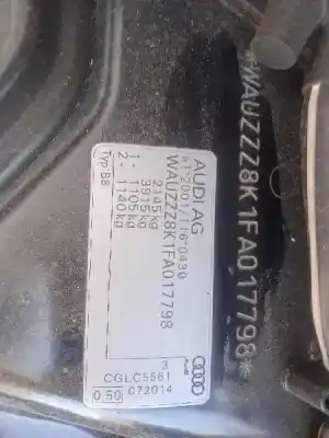 Здавання транспортного засобу audi a4 avant (8k5) (2008) 2.0 16v tdi року 2014 потужний cglc