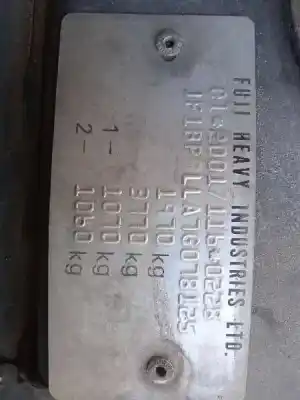 Утилизация автомобиля subaru legacy berl. b13 (bl) 2.5 se года 2007 питание ej25