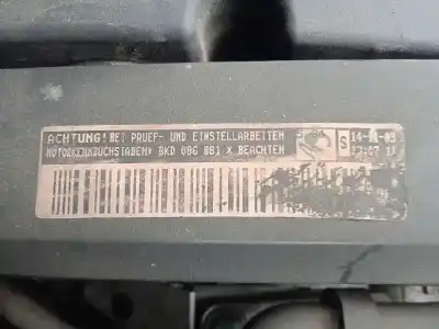 Scrapping Vehicle audi a3 (8p) 2.0 tdi of the year 2004 powered bkd