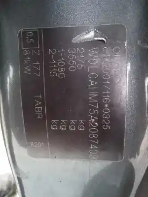 Veículo de Sucata opel zafira b cosmo do ano 2010 alimentado z17dtj