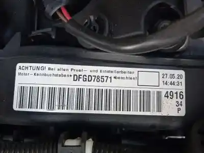 Veículo de Sucata volkswagen golf vii variant (bv5) advance bmt do ano 2020 alimentado dfga