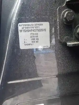 Утилизация автомобиля citroen c3 picasso exclusive года 2013 питание 9h06